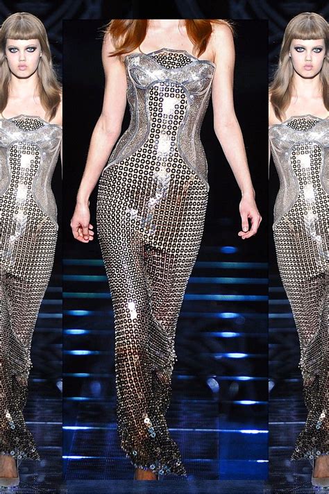 versace long chainmail